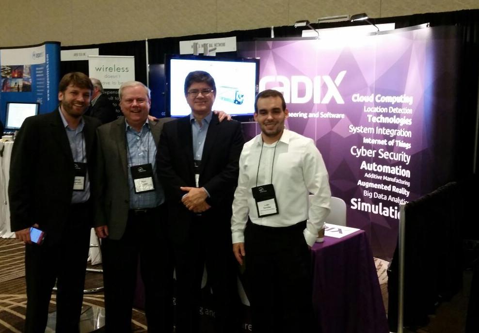 Director, Alex Clausbruch, Radix US President, Rich Frogge, CEO, Luiz Rubião, and Engineer, Luan Sandes