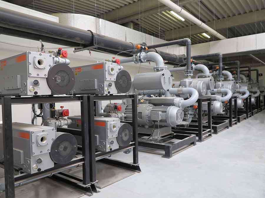A centralized vacuum supply can help achieve energy savings