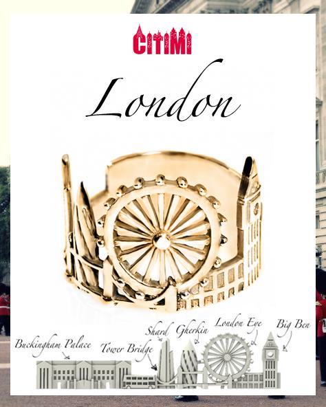 London Cityscape Ring by CITIMI Jewelry