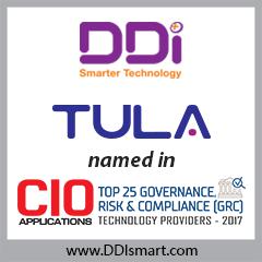 TULA recognized by CIO Applications magazine as 