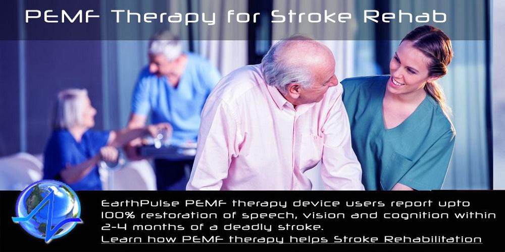 PEMF therapy works great for Stroke rehab patients. Learn more in the PEMF Research section on https://Earthpulse.net