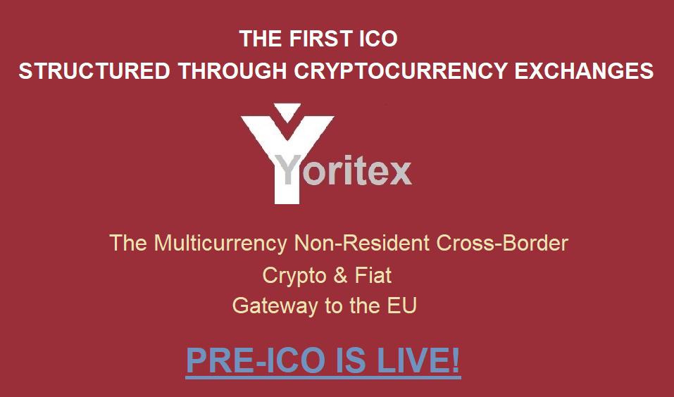 Yoritex is conducting a unique Initial Coin Offering campaign