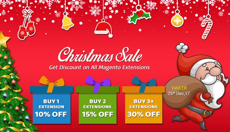 Christmas Sale: Get Up to 30% OFF on Premium Magento Extensions