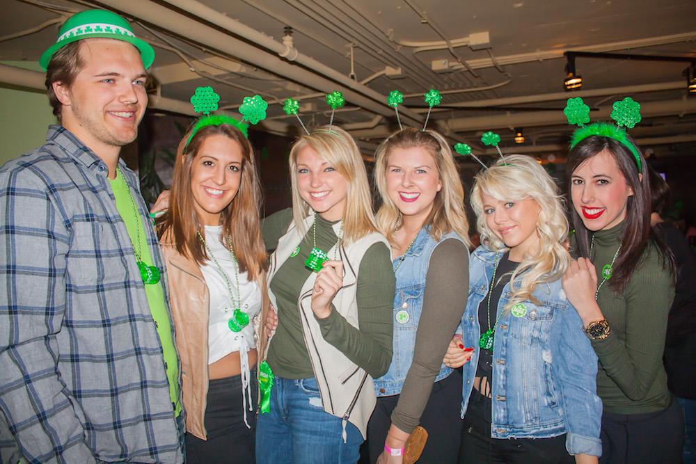 Guests enjoy St. Patrick's Day celebration