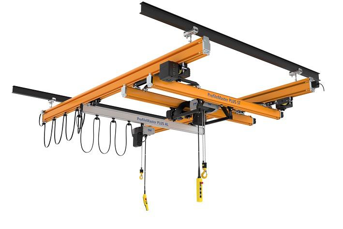 ProfileMaster PLUS light crane system for loads up to 2 t.