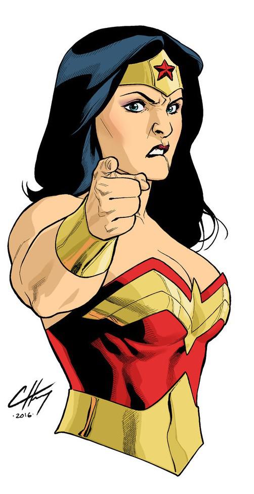 "Wonder Woman WIP" by Clayton Henry