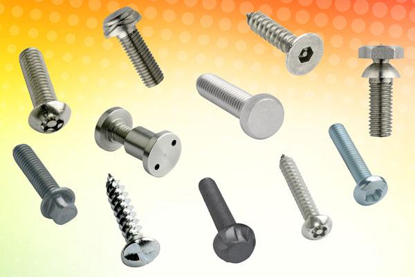 Hafren range of security fasteners available from Challenge Europe - anti-vandal and anti-tamper screws and nuts