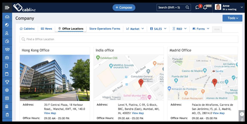 MangoApps Announces The Launch Of Office Locations Feature