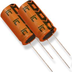 The new Illinois Capacitor HJR Series of Radial-Lead General Purpose Aluminum Electrolytic Capacitors