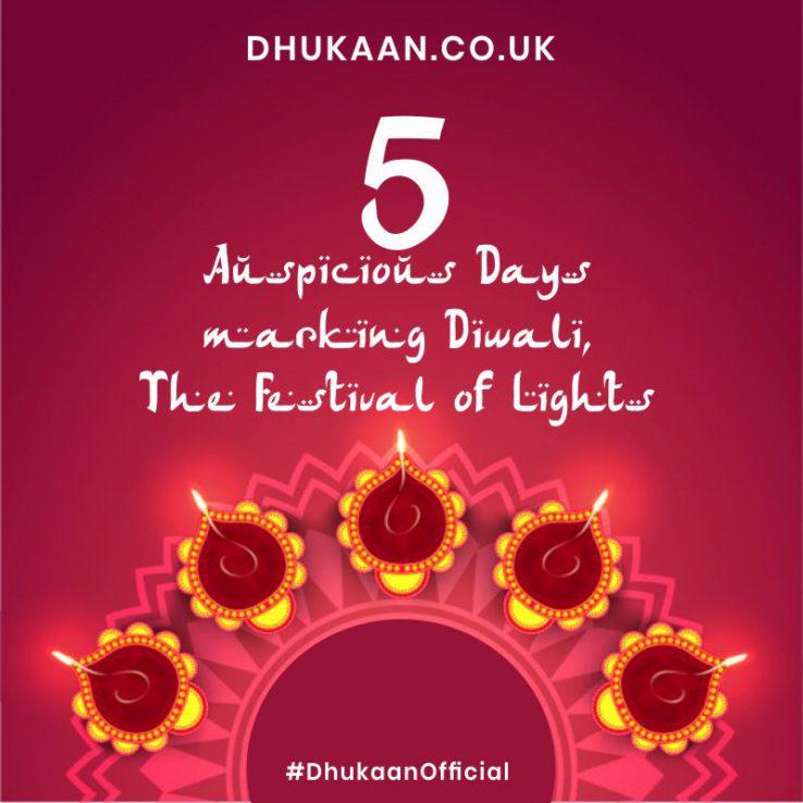auspicious days marking Diwali, The Festival of Lights