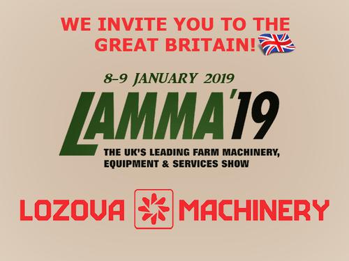 LOZOVA MACHINERY, DUCAT, disc harrow, LAMMA, Great Britain