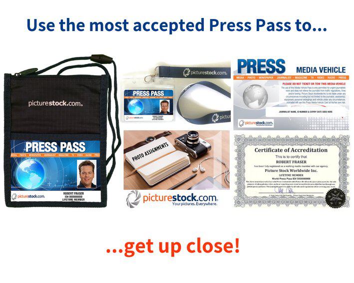 Use A Press Pass To Get Into Sports and Concerts To Take Pictures