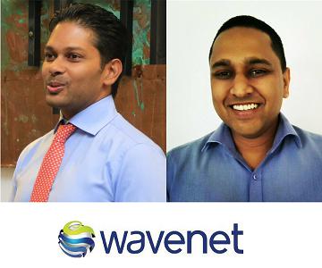 From left to right: Suren Pino - CEO, Wavenet and Nuwan Wijeratne - Tech Lead at Wavenet & Code Beam Speaker