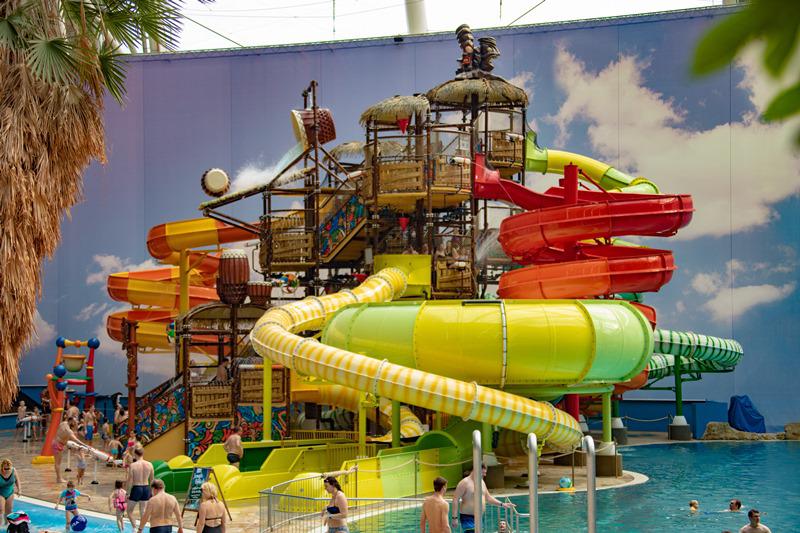Germany's Tropical Islands Resort Welcomes a New Water Play Structure!