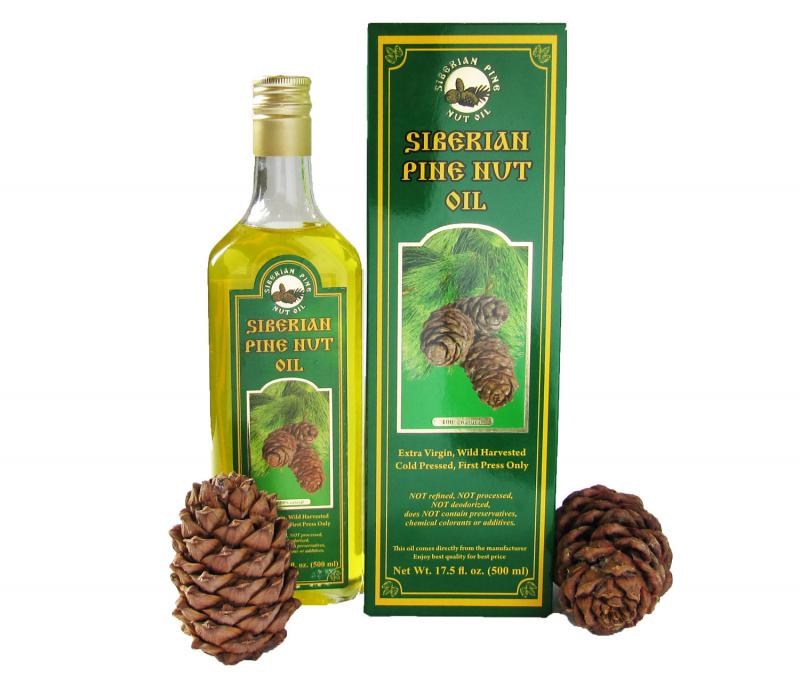 SiberianPineNutOil.org Extra Virgin, Cold Pressed Pine Nut Oil