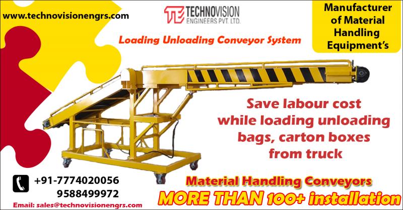 Truck Loading Unloading Conveyor - Manufacturer & Supplier from Technovision Pune