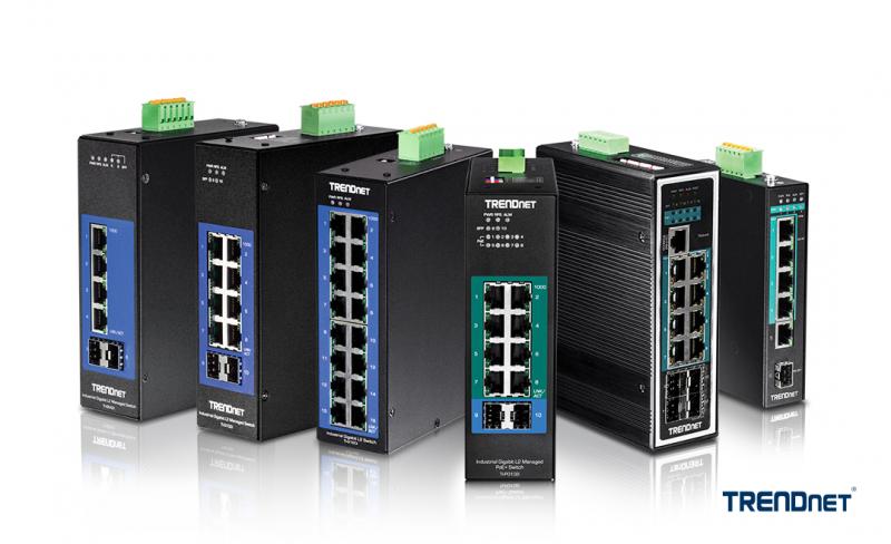 TRENDnet Industrial Managed Switches with ERPS Ring Technology