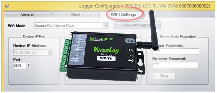 VersaLog WiFi Loggers Now Offer Access Point Server Mode
