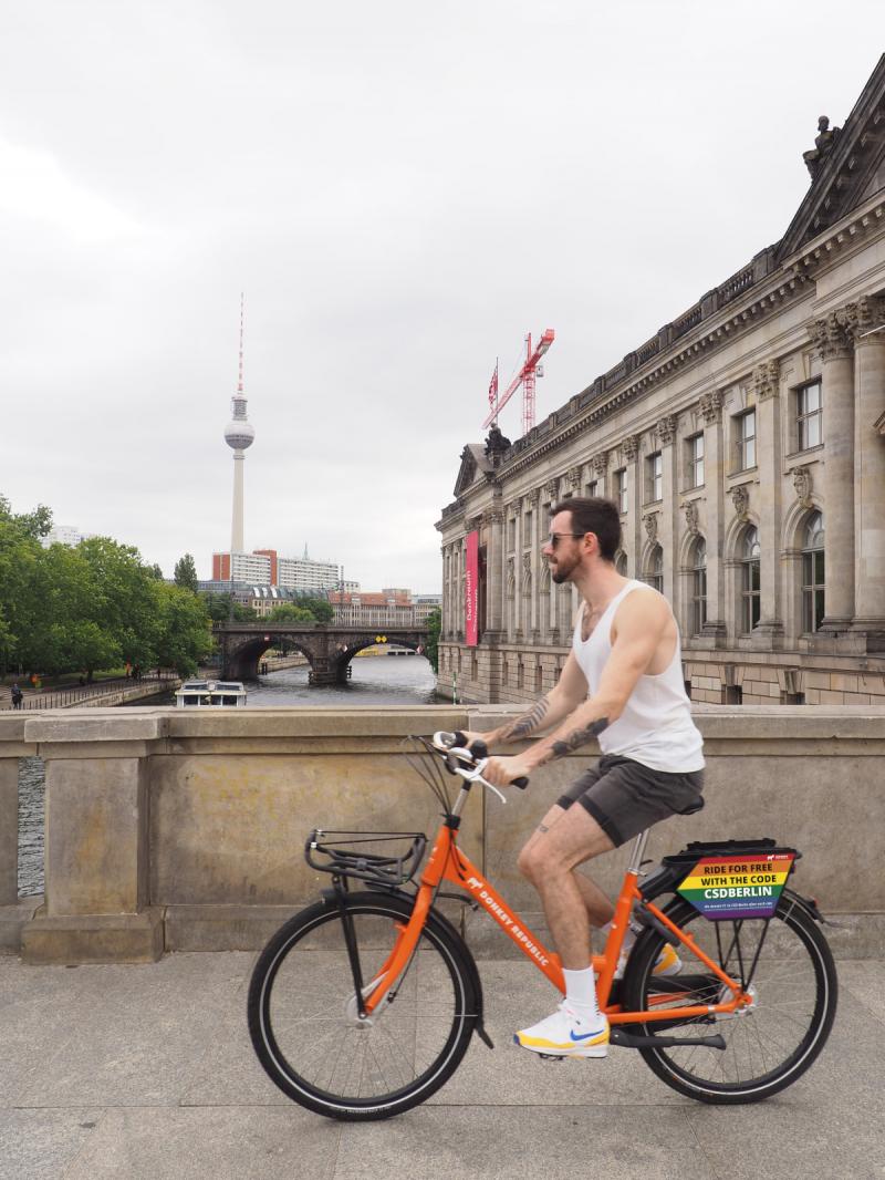 Ride with Pride Donkey Republic supports Pride Berlin with free