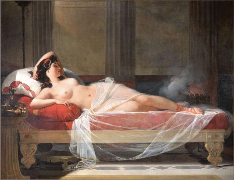 Dreweatts 1759 Fine Art Auction, 31 July 2019 - Lot 110, Oil on Canvas, French School (19th century) Entitled Odalisque