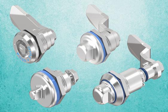 New stainless steel compression latch variant from EMKA UK for hygiene areas and improved security