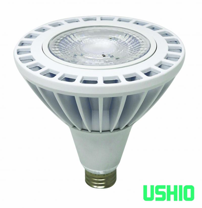 Ushio America Introduces Replacement High Output LED PAR38 Lamps for High Ceiling Applications