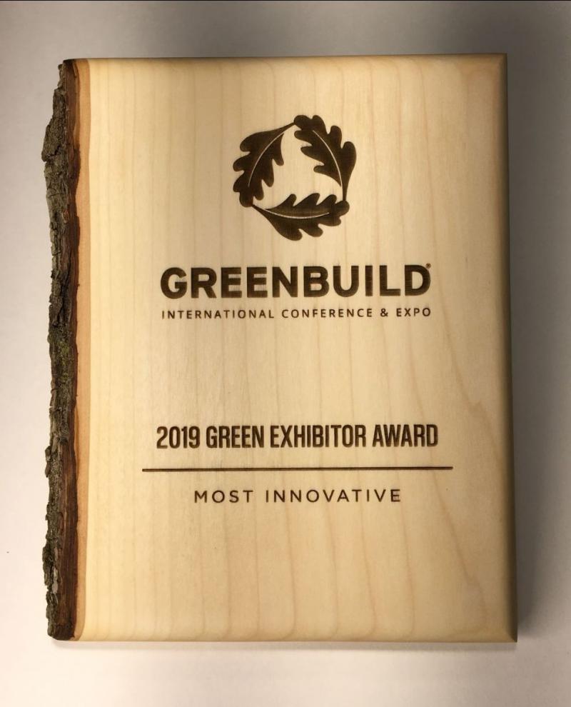 Green Dot Sign® Named “Most Innovative” Exhibitor at 2019 Greenbuild