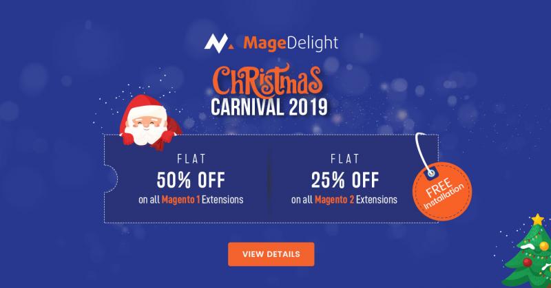 This Christmas Get Up to 50% OFF on MageDelight Magento