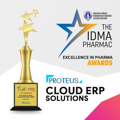 Pharma Excellence Award - Proteus Cloud ERP