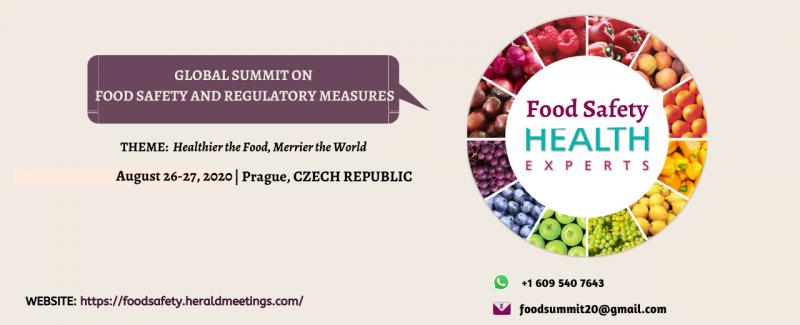 Global Summit on Food Safety And Regulatory Measures
