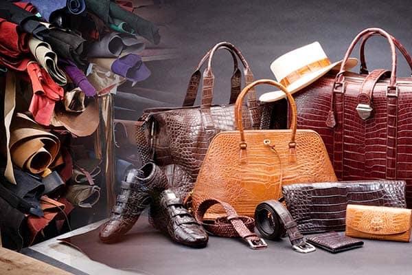 Fine leather sale goods