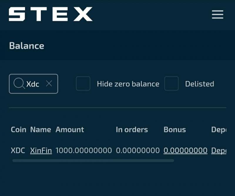 XinFin's Native Coin XDC to List on STEX.