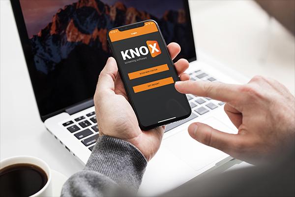 Organisations can now reduce contamination risk, save time and prevent temporary shutdown with KNOX Screening Software.