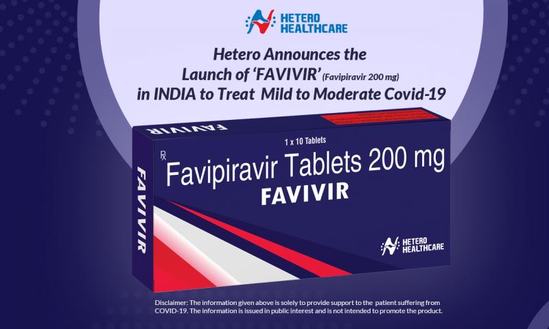 Favivir by Hetero Healthcare for Mild to Moderate Covid-19 is Available Now