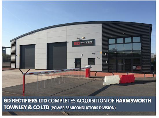 GD Rectifiers announces acquisition of Harmsworth Townley & Co