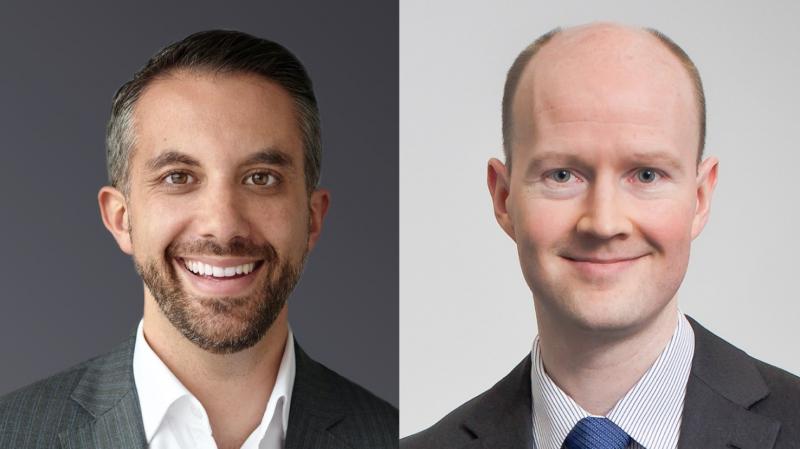 Cyrus Shey (Bregal Milestone, left) couldn’t be prouder to partner with Antti Nivala (right) and M-Files