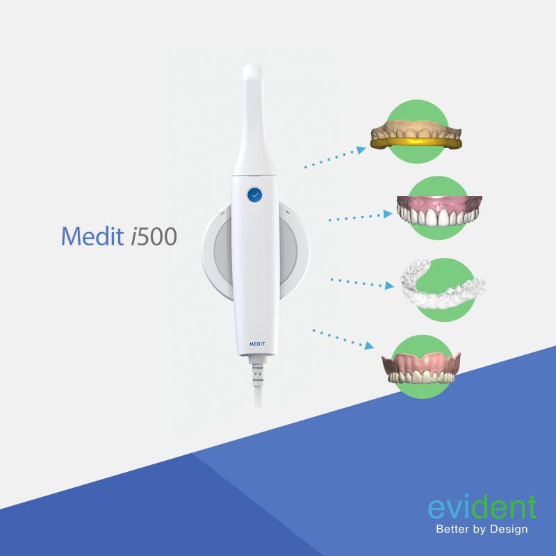 Evident Partners With Medit To Distribute Intraoral and Desktop Scaners in Canada, USA, Mexico To Help Clinicians And Labs Make Scanning More Profitable