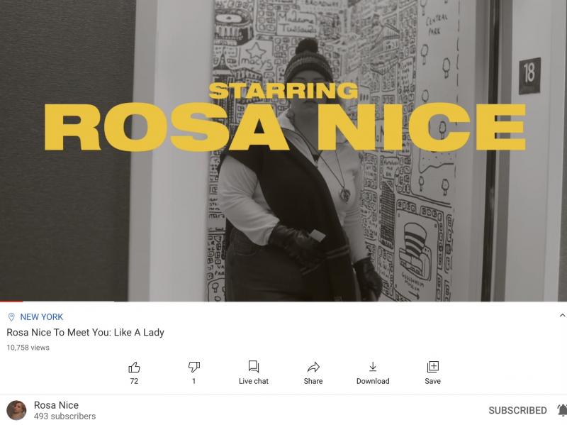 Like A Lady starring Rosa Nice