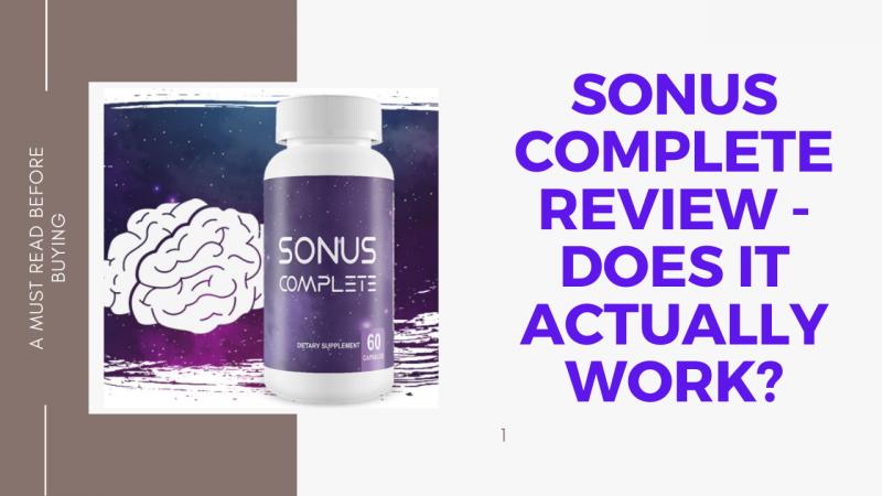 Sonus Complete Reviews – does sonus complete actually work?