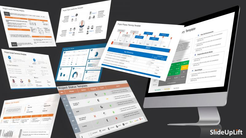 SlideUpLift's Project Management Templates