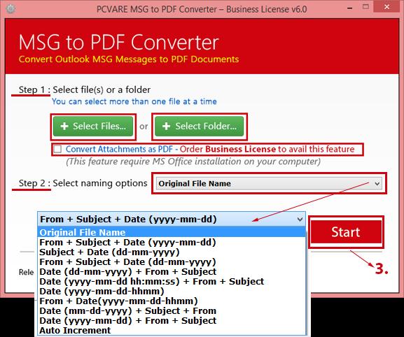How to Move MSG Files into PDF Adobe