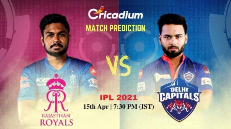 IPL RR vs DC Today Match Prediction 15th Apr 2021