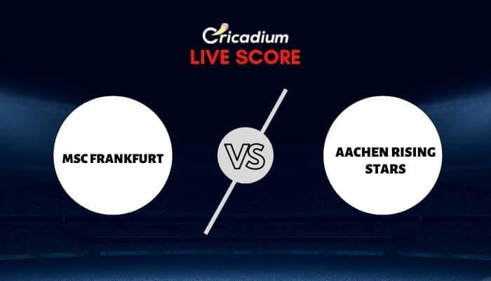 Live Cricket Score: ECS Germany, Krefeld 2021, MSF vs ARS 18th May 2021