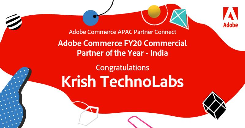 Krish TechnoLabs Wins the Adobe Commerce FY20 Commercial Partner of Year Award