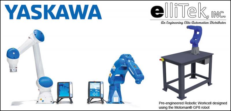 elliTek is a systems integration partner for Yaskawa Motoman. Motoman® robots optimize uptime, throughput, and quality.