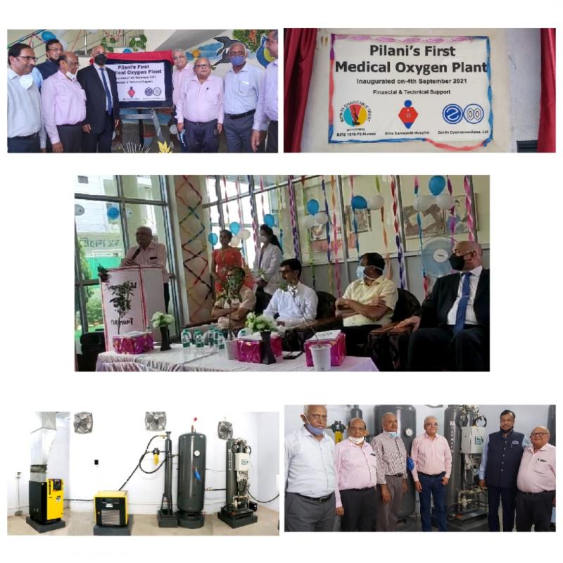 Gurudakshina Fame BITS Pilani 70-75 Batch Funded Medical Oxygen Plant Inaugurated at Birla Sarvajanik Hospital