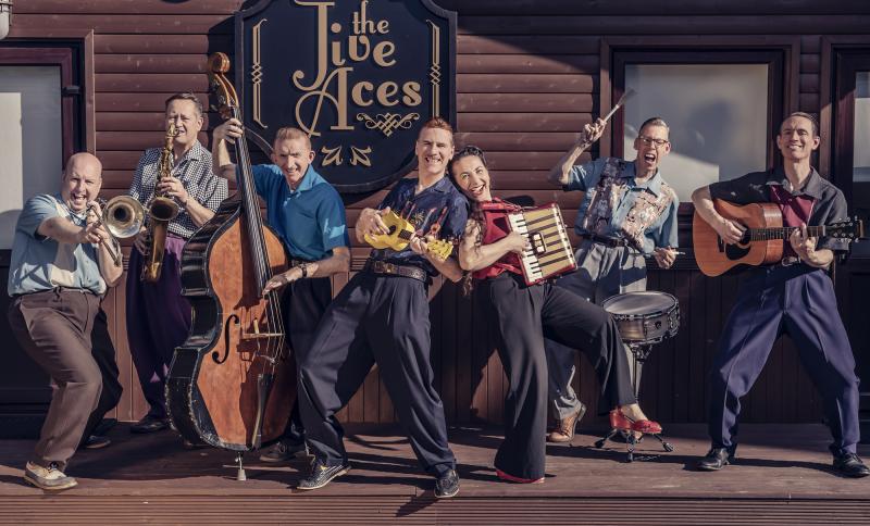 The Jive Aces performed 500 consecutive free shows on their live stream