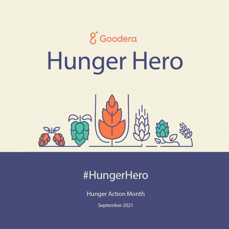 Goodera gathers corporate volunteers to take part in volunteering activities - with its nonprofit partners - to eliminate hunger