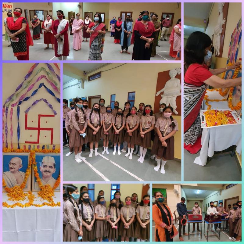 Top Ranking Pilani School JMA Celebrates Gandhi Jayanti International Day of Non-Violence