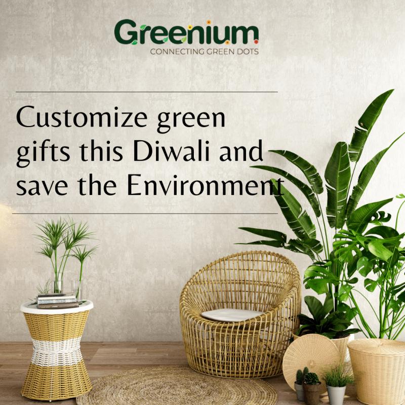 Customize green gifts this Diwali and save the Environment